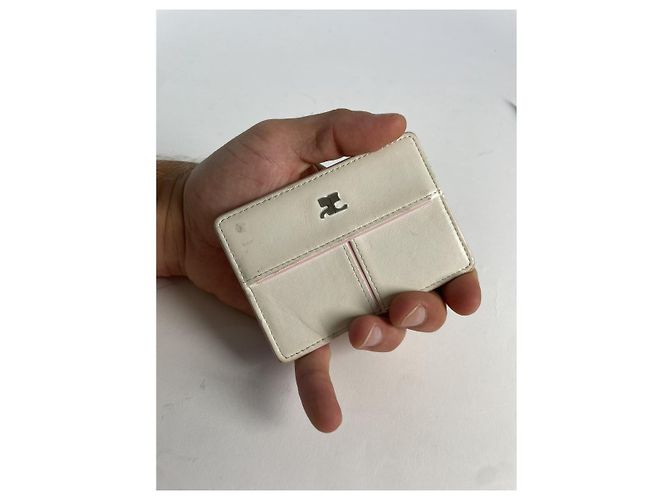 Courreges Borsa in pelle bianca Courrèges Bianco - vista 4