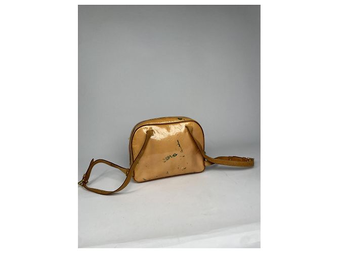 Louis Vuitton orange Leder-Rucksack - Ansicht 4