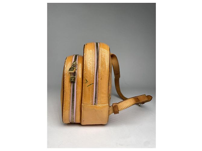 Louis Vuitton orange Leder-Rucksack - Ansicht 5