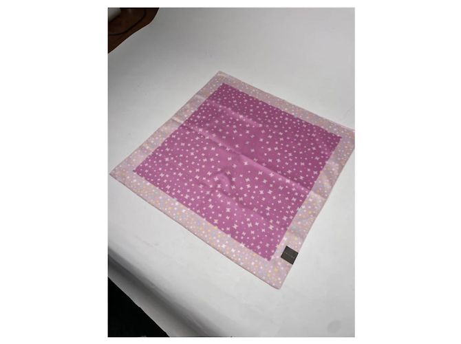 Céline Celine rosa Seidenhandkerchief Pink - Ansicht 2