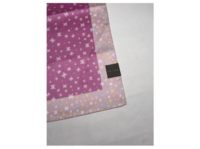 Céline Celine rosa Seidenhandkerchief Pink - Ansicht 3