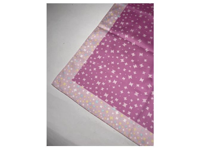 Céline Celine rosa Seidenhandkerchief Pink - Ansicht 5