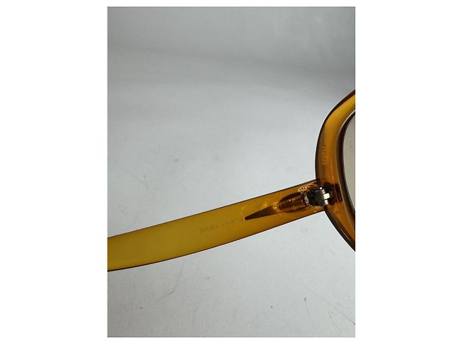 Gafas de sol de plástico naranja Dior - vista 4