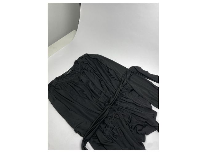 Schwarzer Polyamid-Trenchcoat von Isabel Marant - Ansicht 3