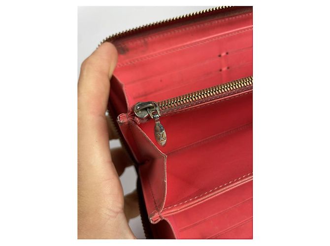 Cartera de cuero rojo Zippy de Louis Vuitton Roja - vista 4