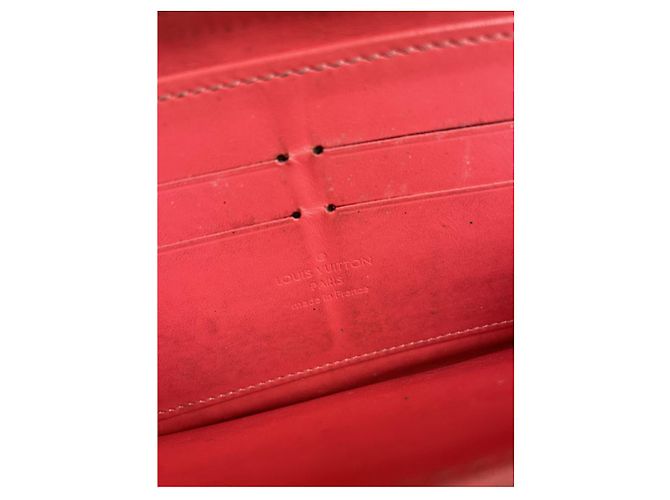 Cartera de cuero rojo Zippy de Louis Vuitton Roja - vista 5