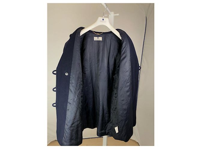 Givenchy Navy Wolltrenchcoat Marineblau - Ansicht 2