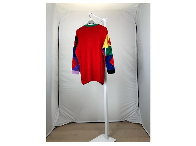 Gianni Versace Mehrfarbige Wollstrickwaren Mehrfarben - Ansicht 3
