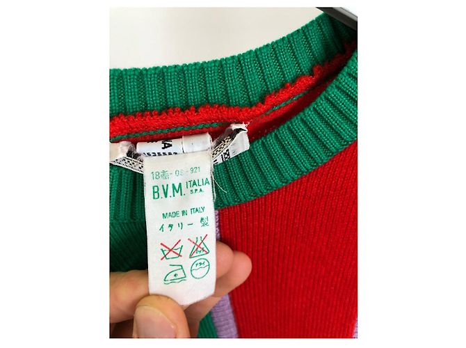 Gianni Versace Mehrfarbige Wollstrickwaren Mehrfarben - Ansicht 5