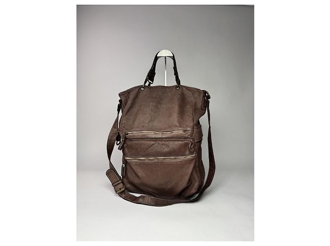 Autre Marque Borsa in pelle marrone GIORGIO BRATO - vista 2