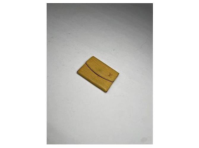 Borsa in pelle gialla Louis Vuitton Giallo - vista 5
