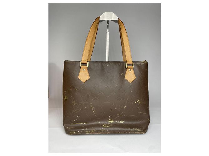 Borsa a mano in pelle marrone Vivian di Louis Vuitton - vista 3