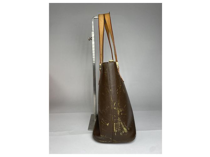 Borsa a mano in pelle marrone Vivian di Louis Vuitton - vista 4