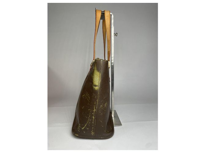 Borsa a mano in pelle marrone Vivian di Louis Vuitton - vista 5