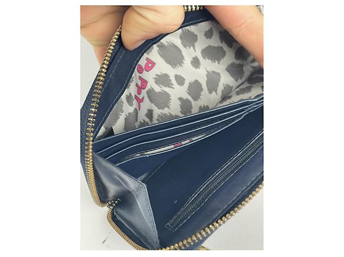 Coach Navy Cotton Wallet Navy blue - view 4