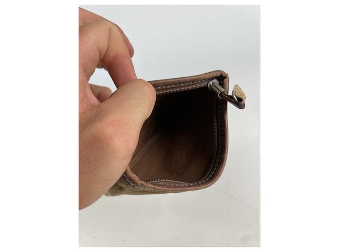 Clutch T Loewe in pelle marrone - vista 4