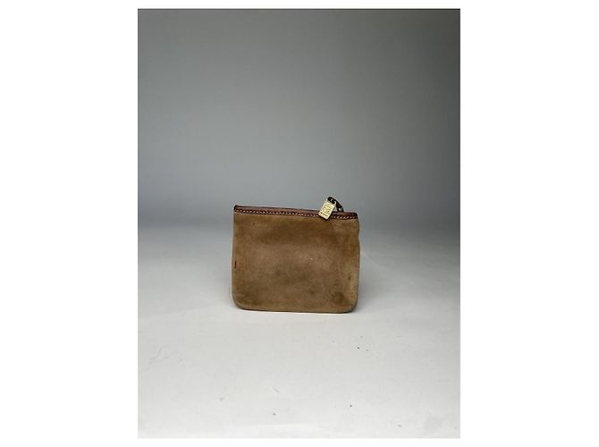 Clutch T Loewe in pelle marrone - vista 5