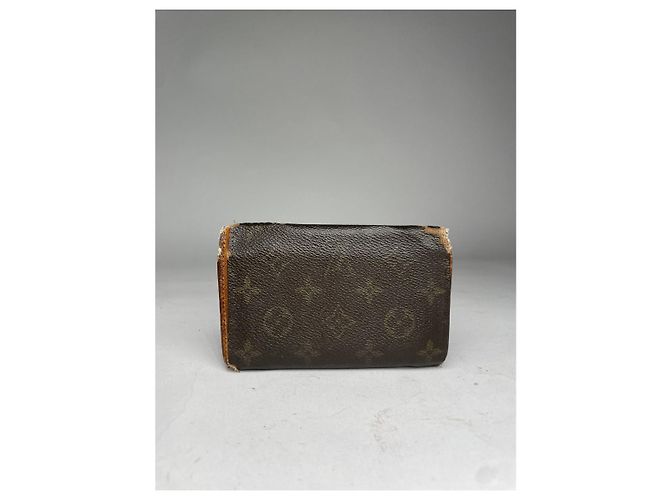 Cartera de cuero marrón Alexandra de Louis Vuitton Castaño - vista 2