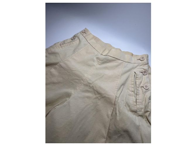 Gonna in cotone beige Dior - vista 2