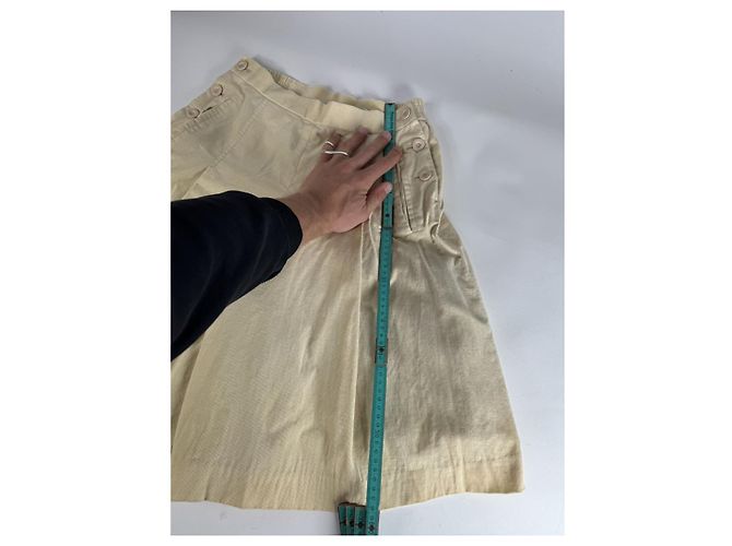 Gonna in cotone beige Dior - vista 5