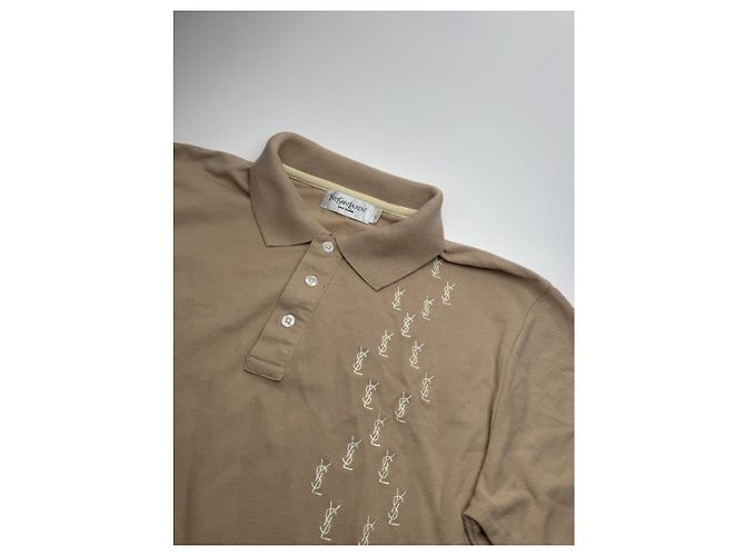 Polo de algodón gris Yves Saint Laurent - vista 2