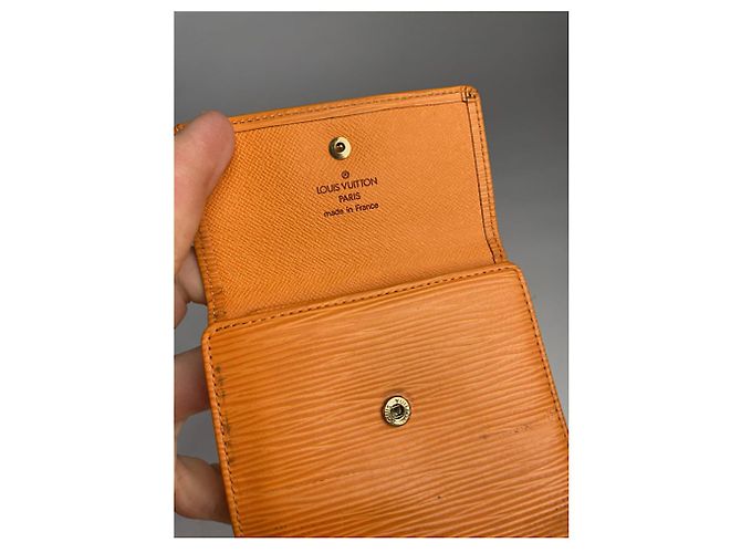 Louis Vuitton Twist orange Leder Geldbörse - Ansicht 5