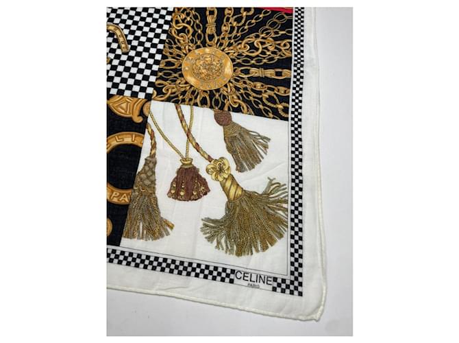 Céline Celine Multicolor Seidenhandkerchief Mehrfarben - Ansicht 2