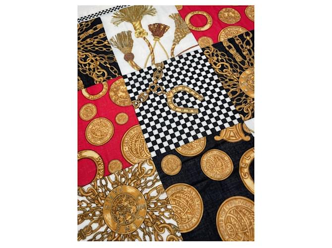 Céline Celine Multicolor Seidenhandkerchief Mehrfarben - Ansicht 3