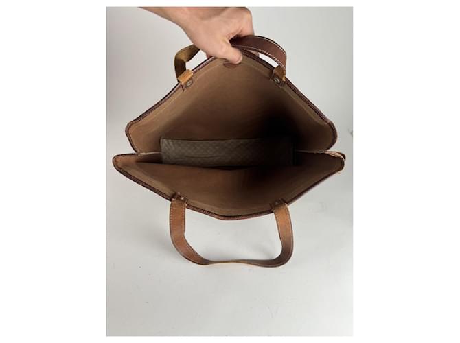 Céline Borsa a secchiello in pelle beige Celine - vista 2