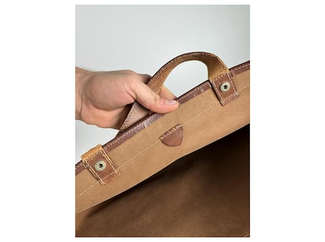 Céline Borsa a secchiello in pelle beige Celine - vista 3