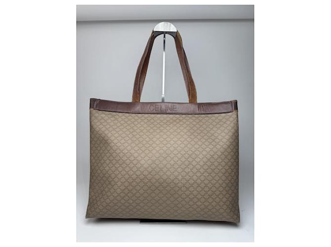 Céline Borsa a secchiello in pelle beige Celine - vista 5