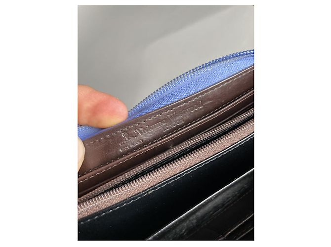 Vivienne Westwood blauer Leder Geldbeutel - Ansicht 4