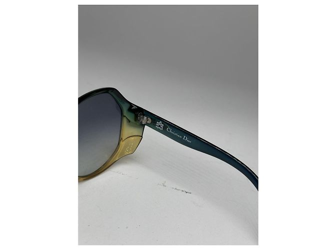 Gafas de sol de plástico azul Dior - vista 4