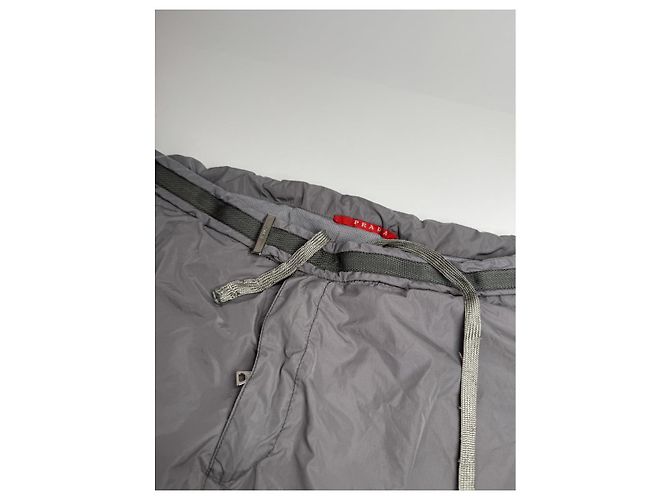 Traje de baño de poliéster plateado de Prada Plata - vista 2