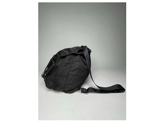 Zaino in poliestere nero Prada - vista 5