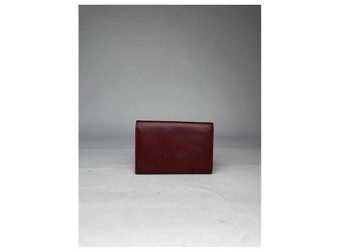 Cartera de cuero patentado burdeos Cartier - vista 2