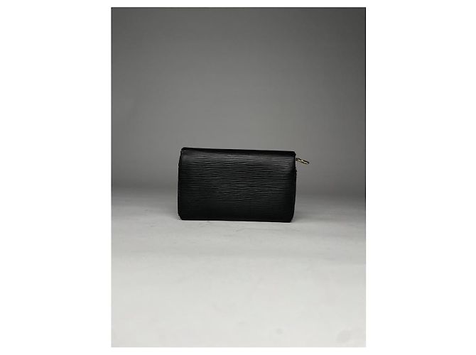Louis Vuitton Louise schwarze Lederbörse - Ansicht 3