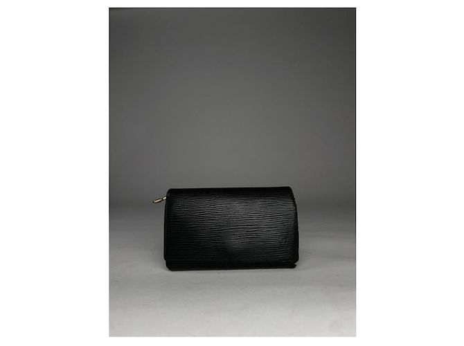 Louis Vuitton Louise schwarze Lederbörse - Ansicht 5