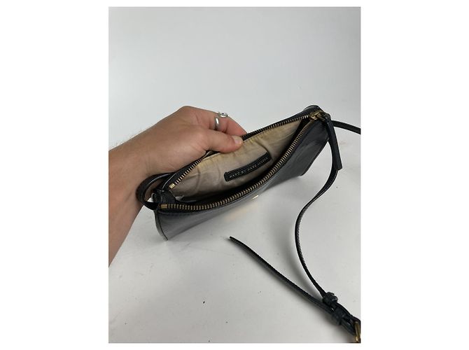 Borsa in pelle nera Marc by Marc Jacobs Nero - vista 2