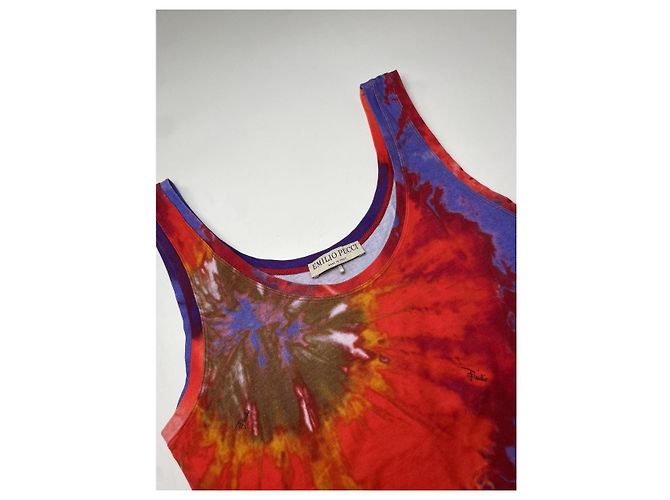 Multifarbene Baumwolloberteil von Emilio Pucci Mehrfarben - Ansicht 3