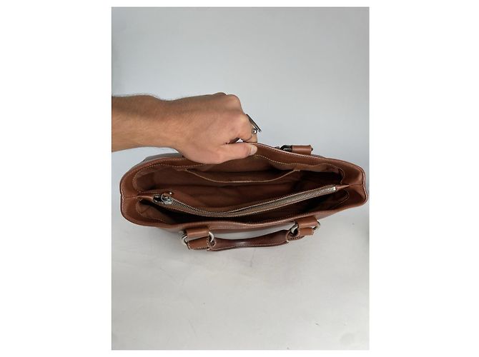 Céline Borsa a mano in pelle marrone Celine - vista 2