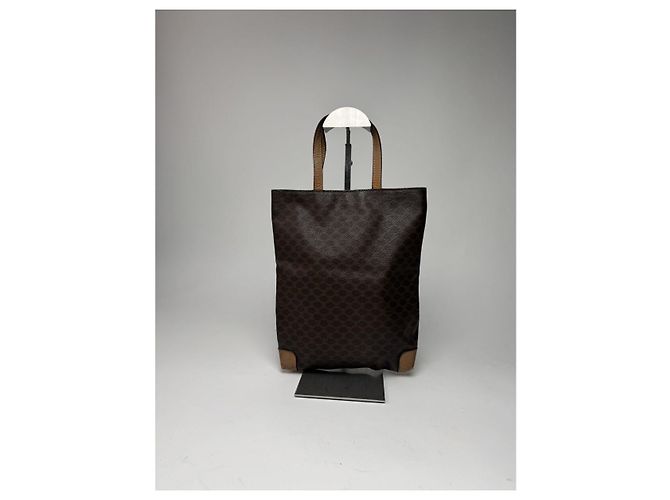 Céline Borsa a mano in pelle marrone Celine - vista 5