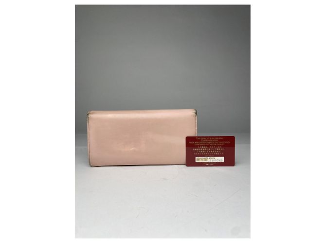 Cartera de cuero patentado rosa Cartier - vista 2