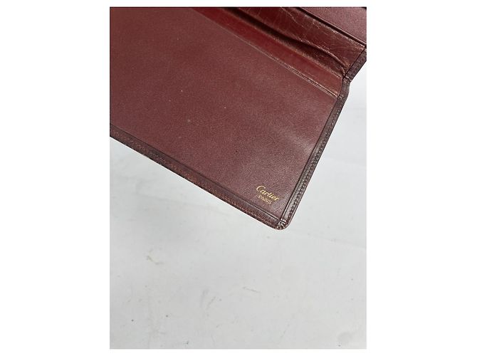 Cartier Bordeaux Lackleder Tasche - Ansicht 5