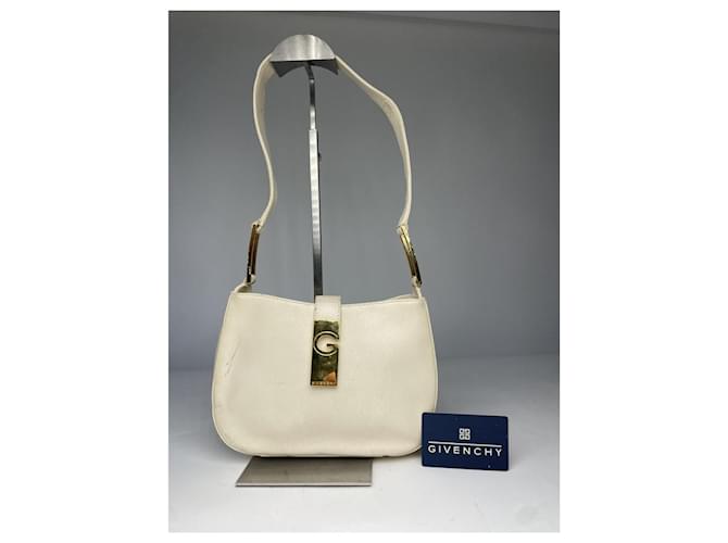 Borsa in pelle beige Givenchy Whip - vista 4