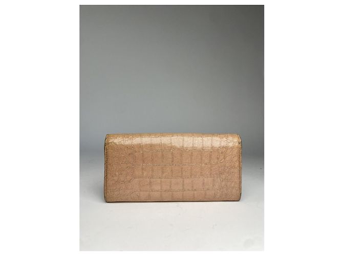 Cartera de cuero beige Miu Miu - vista 2