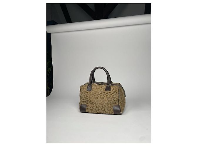Céline Borsa in pelle marrone Celine sac 16 - vista 2