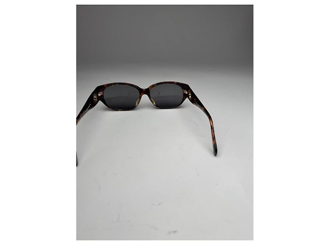 Céline Gafas de sol de plástico Celine Brown Castaño - vista 3