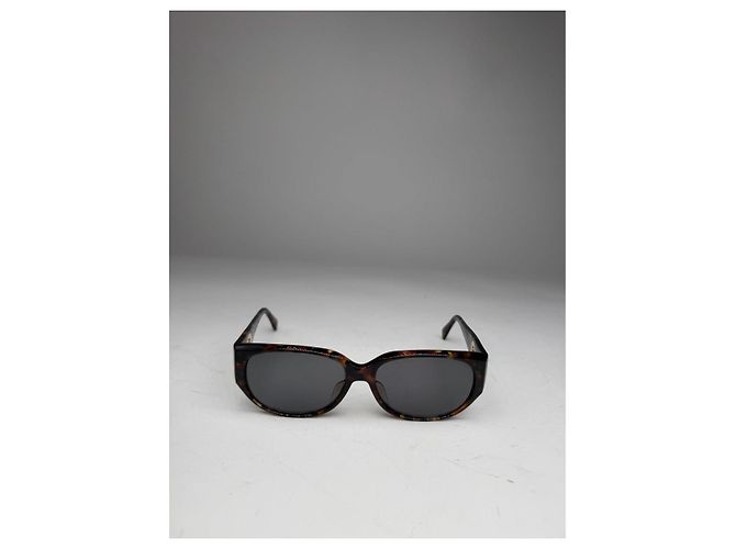 Céline Gafas de sol de plástico Celine Brown Castaño - vista 5