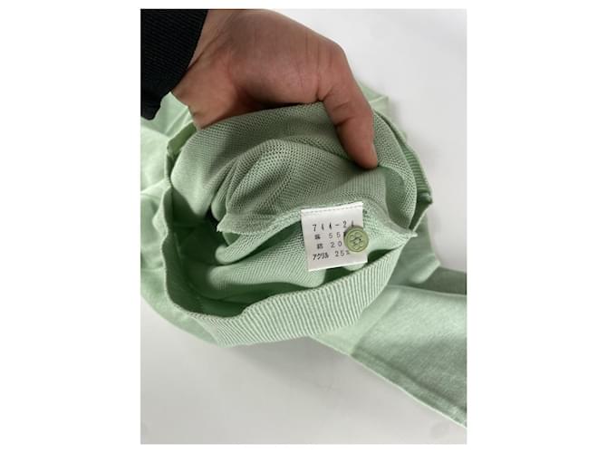 Balenciaga grüner Leinenstrickpullover & Sweatshirt - Ansicht 5